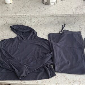 Tommy John Set- light hoodie (XS) with pants (S)